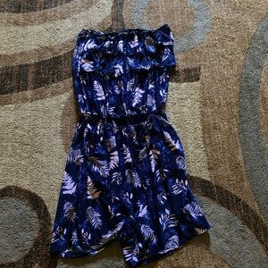 Tropical Floral Romper